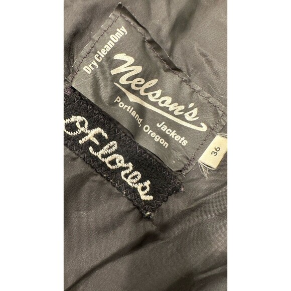 Vintage Authentic SHS South High Letterman Jacket Small Green Gold EUC Women’s - Picture 9 of 16